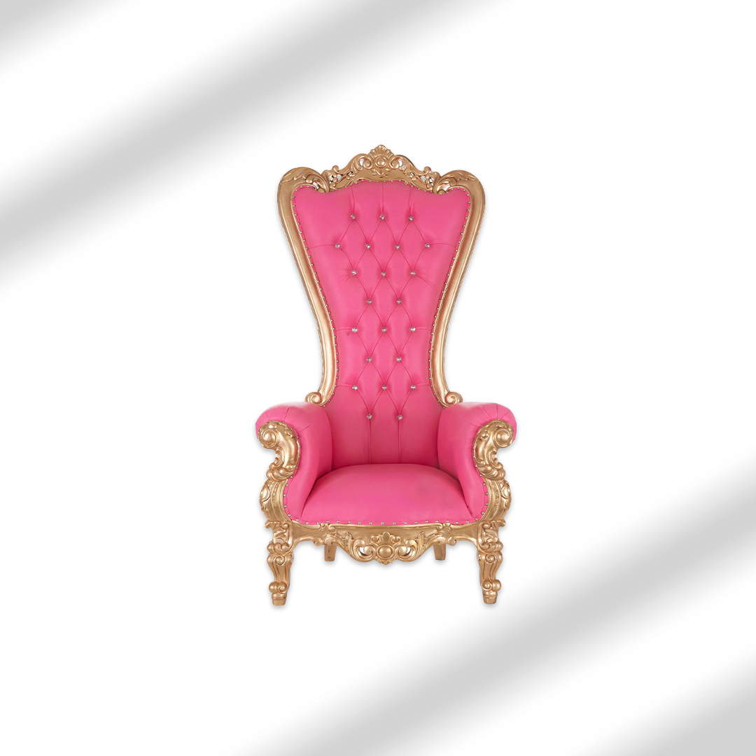Hot Pink Throne Chair